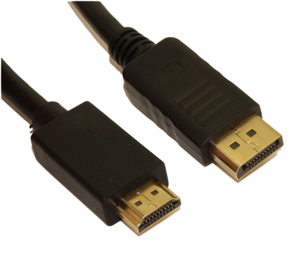 Cavo DisplayPort Maschio A HDMI Maschio 8 Pollici (20cm) - My Cable Mart, 4K, Placcato Oro