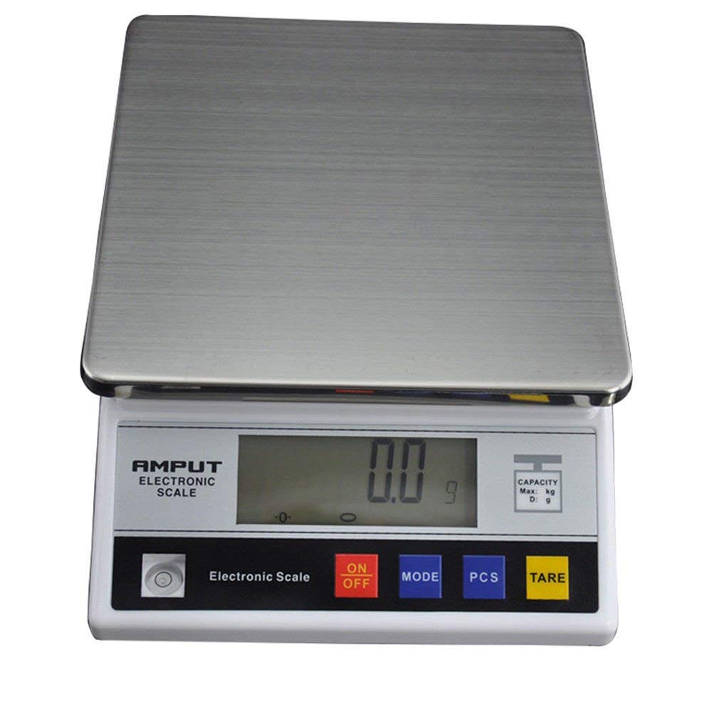 Elektronische Waage，Digital Waage Präzisionswaage Tisch Goldwaage Feinwaage Laborwaage 7.5kg/0,1g Küchenwaage Laborwaage