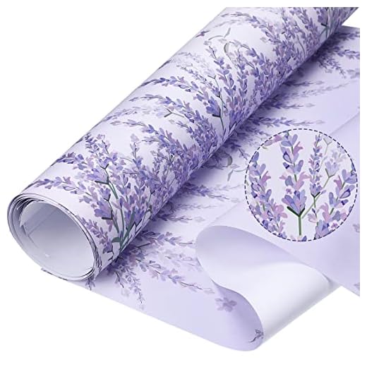 Gersoniel 10 Sheets Drawer Liners for Dresser Scented Drawer Liners Non Adhesive Scented Paper for Fragrant Home Shelf Closet(Lavender,Lavender)