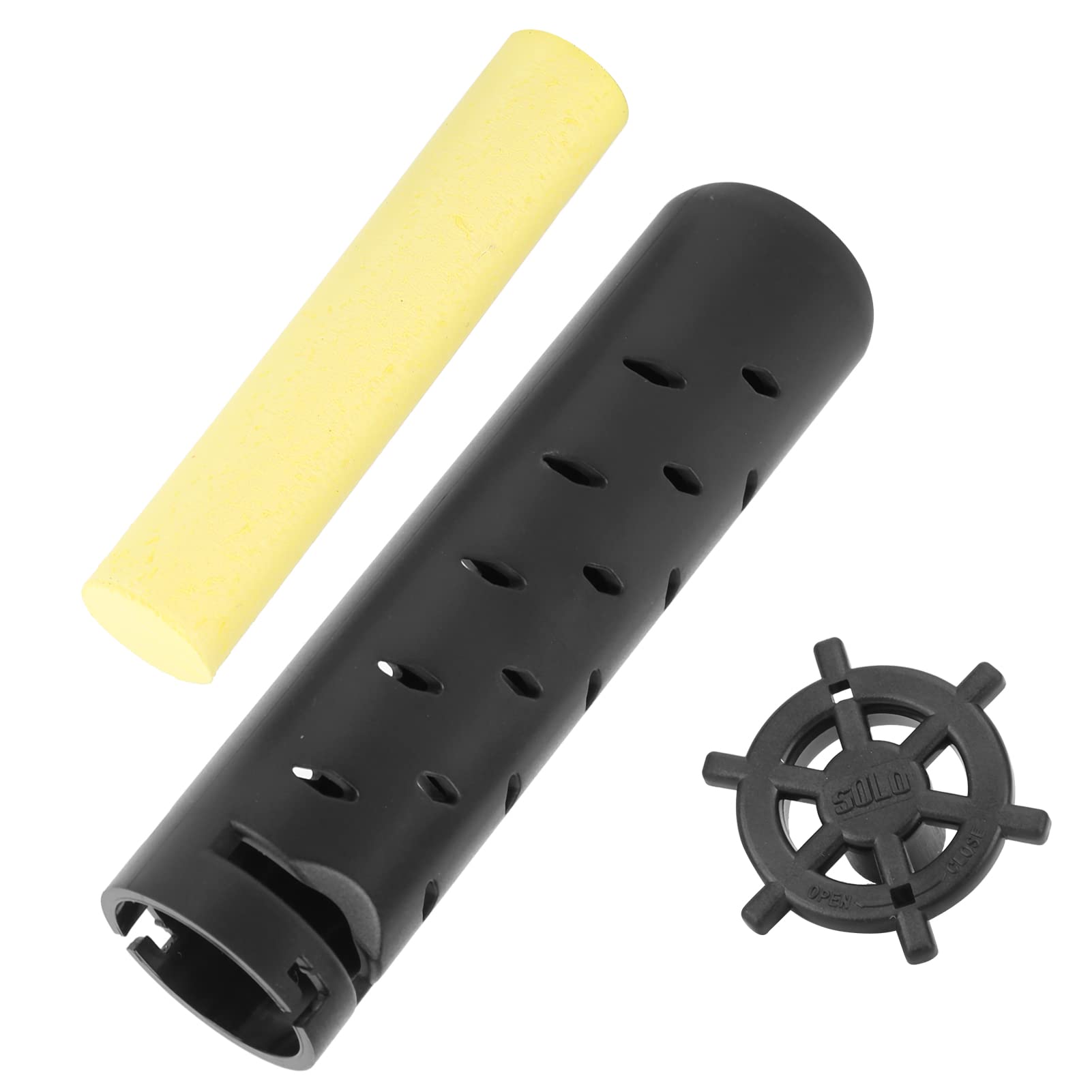 Acoustic Guitar Humidifier Sound Hole Humidification System ABS Sponge Cracking Maintenance Tool (black humidifier)