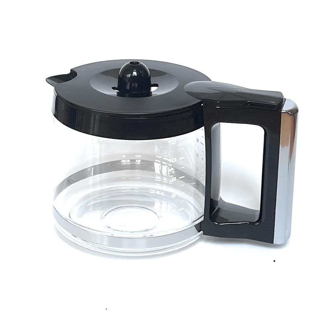 12 Cup Glass Carafe ReplacementONLY Compatible with Hamilton Beach Coffee Makers, Models 49902, 49916, 49934 FlexBrew Advanced 5-in-1 Coffee Maker Model 49965F