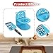 MotiveTech Cat Elevated Cat Bowl Food Bowl with Raised Stand Sifting for Indoor, Blue