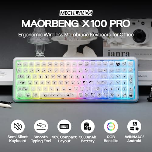 Teclado Gamer X100 PRO Membrana Conectividad 2.4GHz miniatura 2