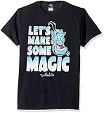 Disney Men's Aladdin Genie Let's Make Some Magic Graphic T-Shirt, Black, M