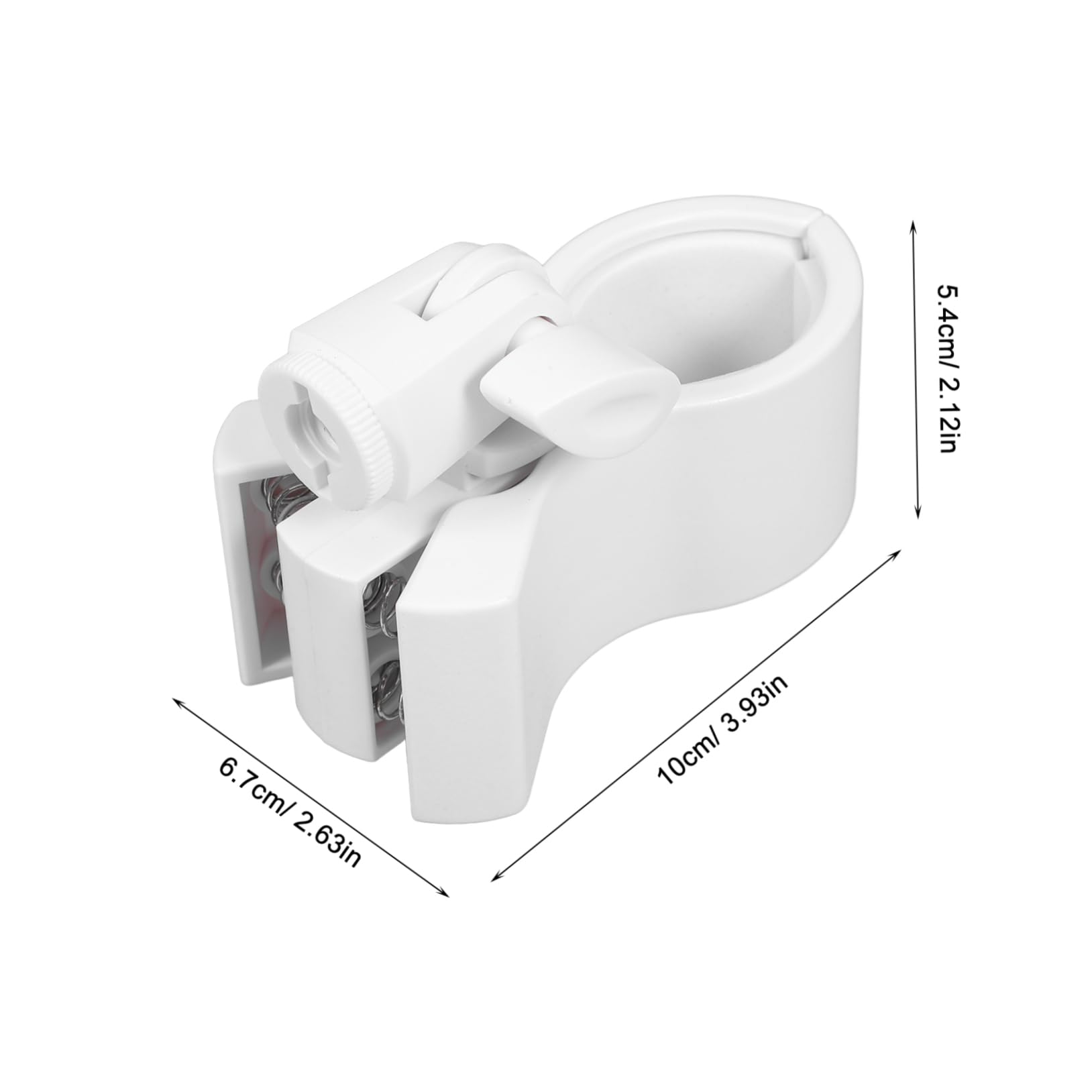 Yardwe Adjustable Microphone Holder Clip with Adapter Versatile Mic Stand Clamp for Wired Microphones Easy Installation Wide Compatibility Stable Support for Recording