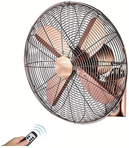 asdchZen Adjustable Tilt Fan For Home Business Wall Mount, Oscillating Industrial Heavy Duty High Velocity Fan,W:40cm/H:45cm