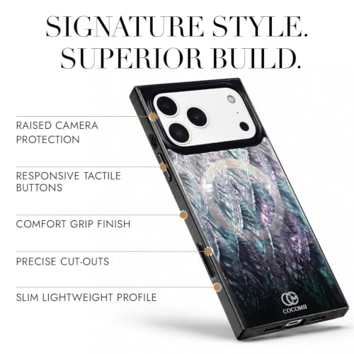 Image of COCOMII Rectangle for iPhone 18 Pro Max /17 Pro Max Case, Black Pearl