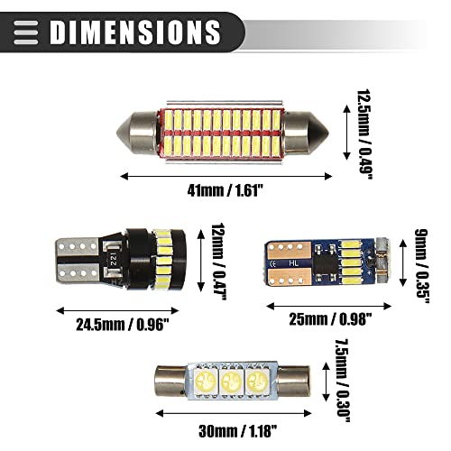Kit de luces LED interiores para auto Motoforti para Toyota Tacoma 2005-2022 miniatura 4