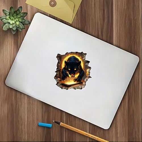 Vinilos Decorativos Panther 3D Impermeables 2 Unidades miniatura 3