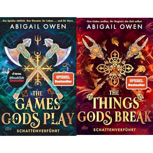Die Schattenverführt-Reihe Band 1 + 2: »The Games Gods Play« + »The Things Gods Break« | Die epische Romantasy-Reihe von Abigail Owen