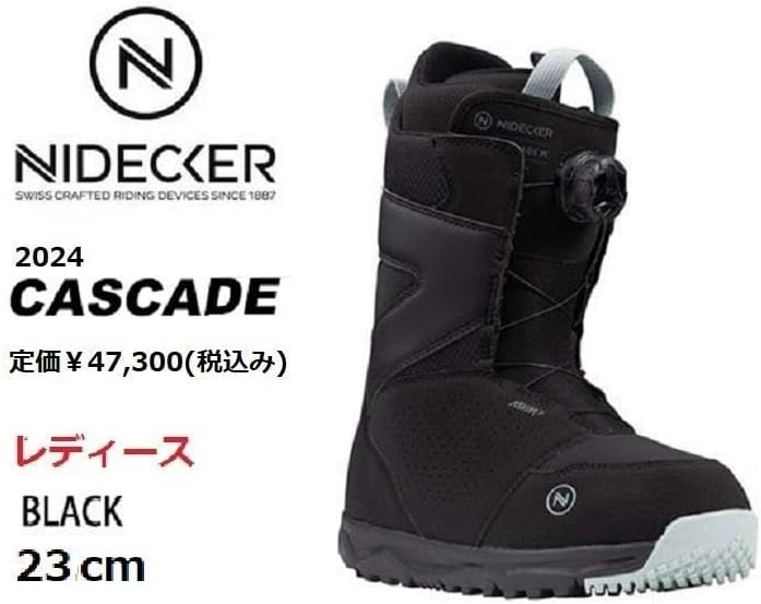 47,300 24 ナイデッカー CASCADE W BLACK 23cm 種類10：Black/26.5
