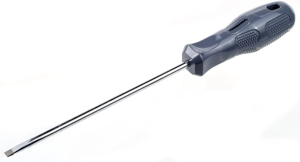 Powerbuilt - 3/16 x 6 Slotted Screwdriver (Acetate), Hand Tools, Screwdrivers, Drivers - Acetate Handles (646115)