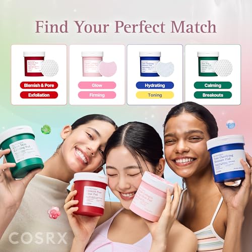 Image of COSRX OneStep Original Peptide Collagen Lifting Glow Pad, 100 Pads, Improving Elasticity, Plumping Toner Pads with Peptide, Collagen, Niacinamide & Anti-Aging Care, Korean Skin Care