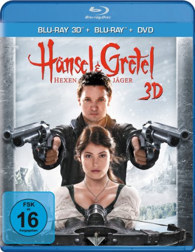 Hänsel & Gretel: Hexenjäger: Blu ray 3D + 2D + DVD