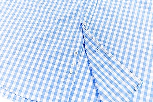 Double Pump Big and Tall Shirts for Men Long Sleeve Button Down Shirts from Size XL(T) to 6XL (T) Cotton4