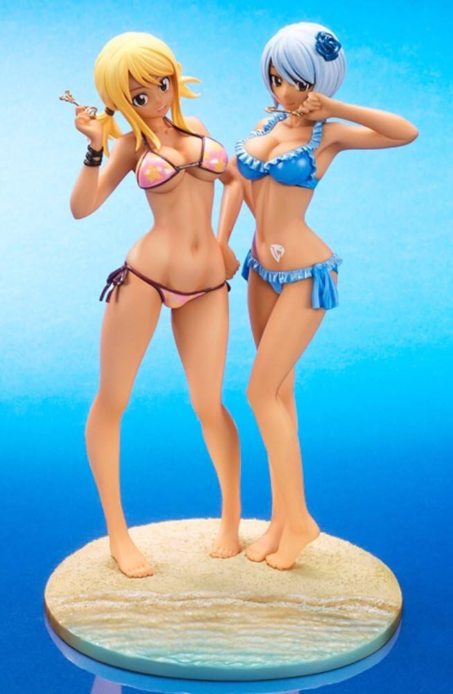 Amazon.co.jp: FAIRY TAIL ルーシィ ユキノ限定日焼けVer.セット 1/7