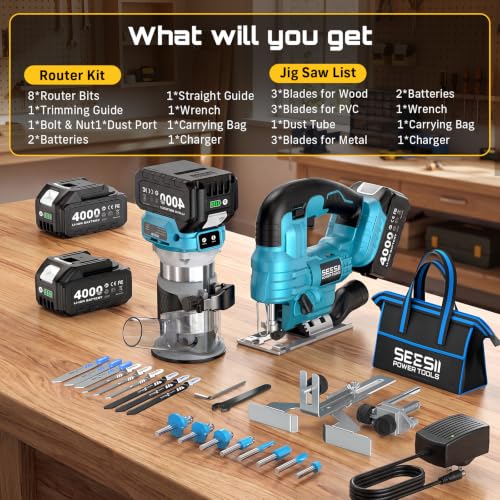 Seesii JS01 Cordless Router