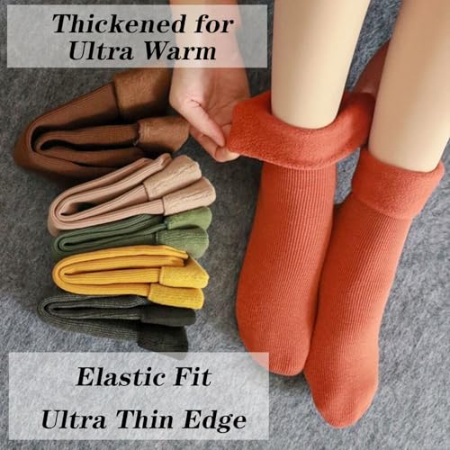 Janemore Socks, Fleececozy - Ultra Soft Velvet Slim Thermal Socks, Fleece Cozy Socks for Women, Slim Winter Warm Stockings4