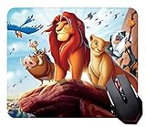 Office and Home Computer Mouse Pads, The Lion King Mouse Pad, Forest Animals Mouse Pad, Personalized Mouse Pads for Decorative Desktops
