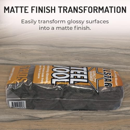 Image of Hi-Tech 74016 Fine 0000 Steel Wool - 16 Pads, Perfect for Buffing, Polishing, and Matte Finish Transformations