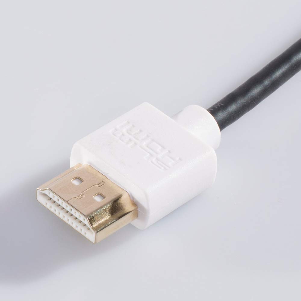 Câble fin HDMI - Le câble HDMI le plus fin du monde ? (Plaqué or - 1080p - 4K - UHD - 3D - Haut débit - ARC)