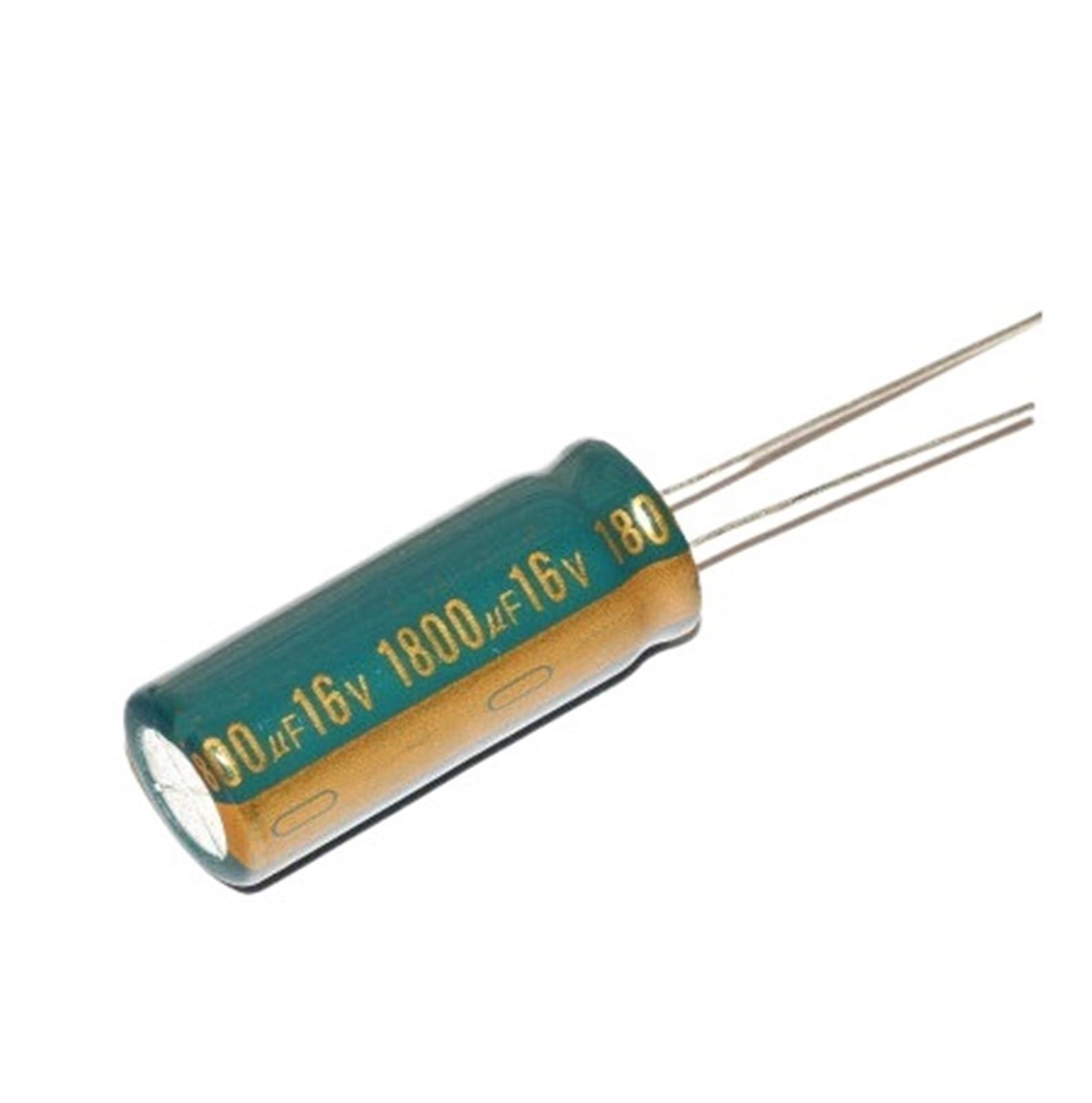Condensador electrolítico 1800 UF 16V de baja impedancia radial