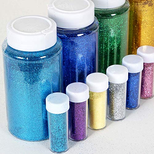 TABLECLOTHSFACTORY 1 Pound Gold DIY Art & Craft Glitter Extra Fine with Shaker Bottle for Wedding Party Event Table Centerpieces Decor