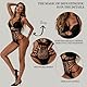 Twinice Fischnetz Dessous für Frauen Fischnetz Bodysuit Spitze Bodysuits Sexy Babydoll Nachtwäsche
