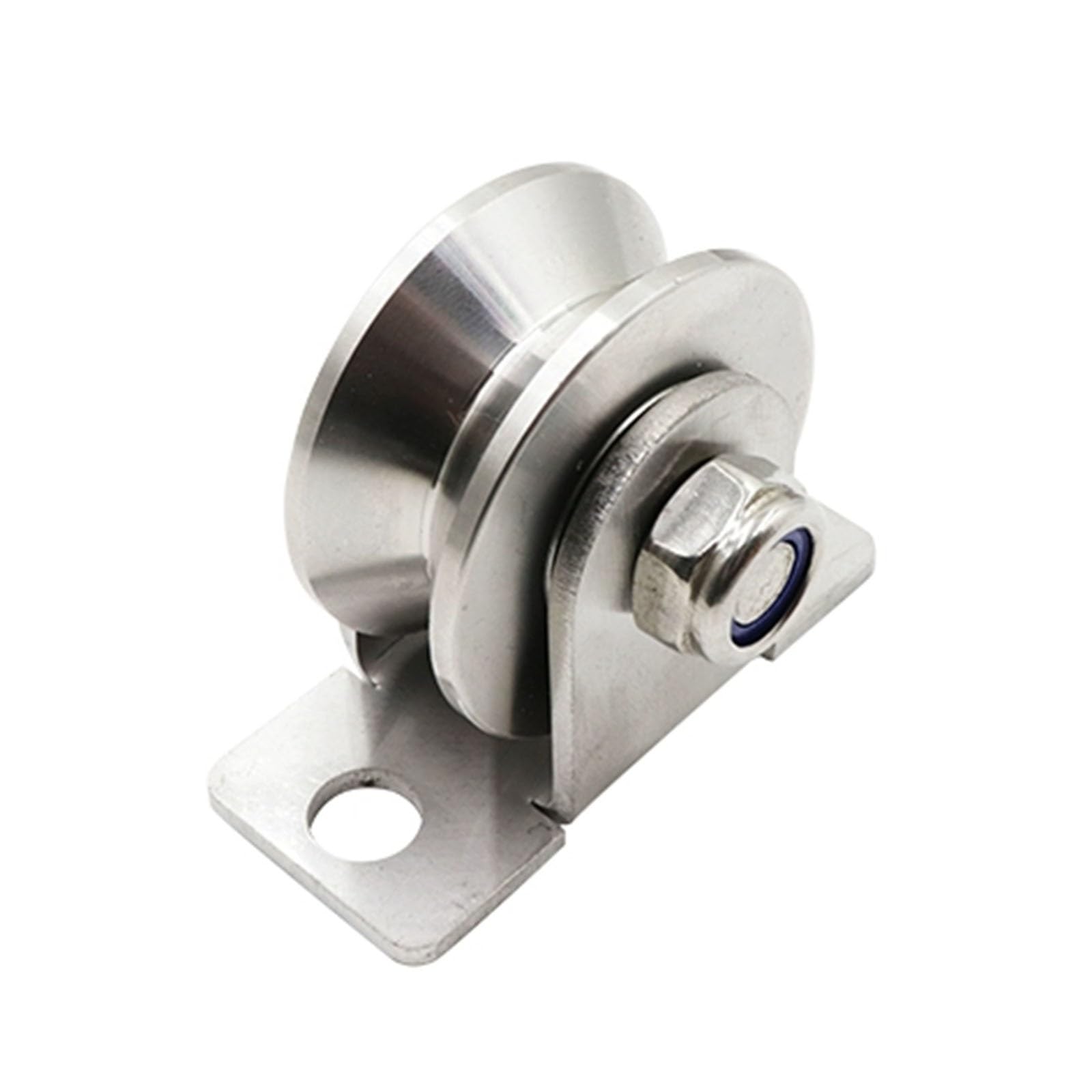LHX 304 Stainless Steel Rail Wheel Sliding Door Pulley V-Type Pulley Lifting Wheel(Small)