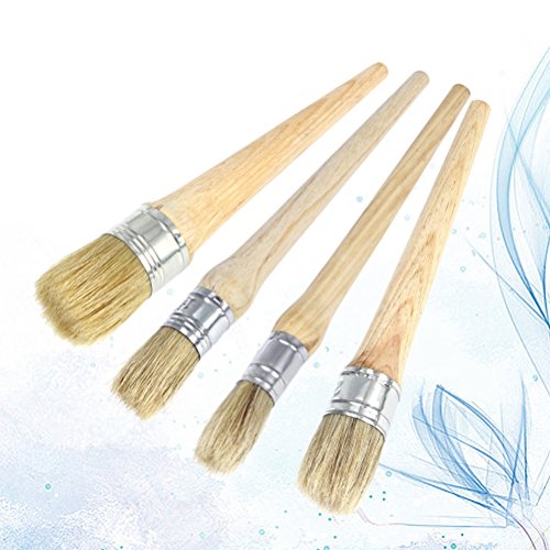 ULTNICE, 4 pennelli Professionali, con setole