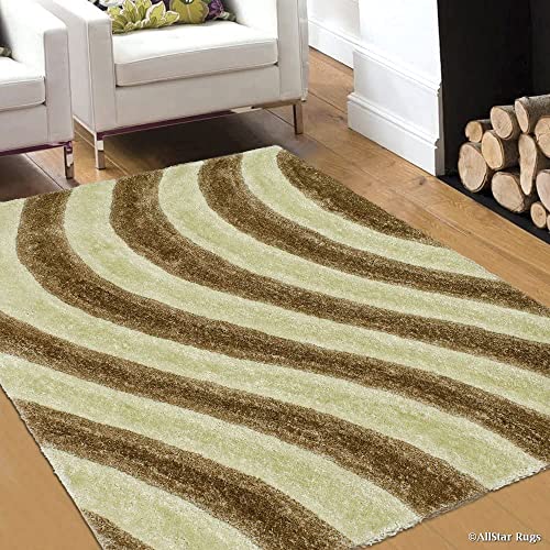 Image of Modern Quality Carpet /Trending Design Hand Woven Fluffy Rug /Mats for Bedroom /Dinning Hall /Living Room 2-inch Thick [Size 10x10 feet Round]