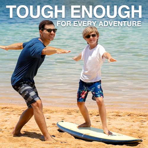 Kanu Surf Boys' Short Sleeve UPF 50+ Rashguard Swim Shirt4