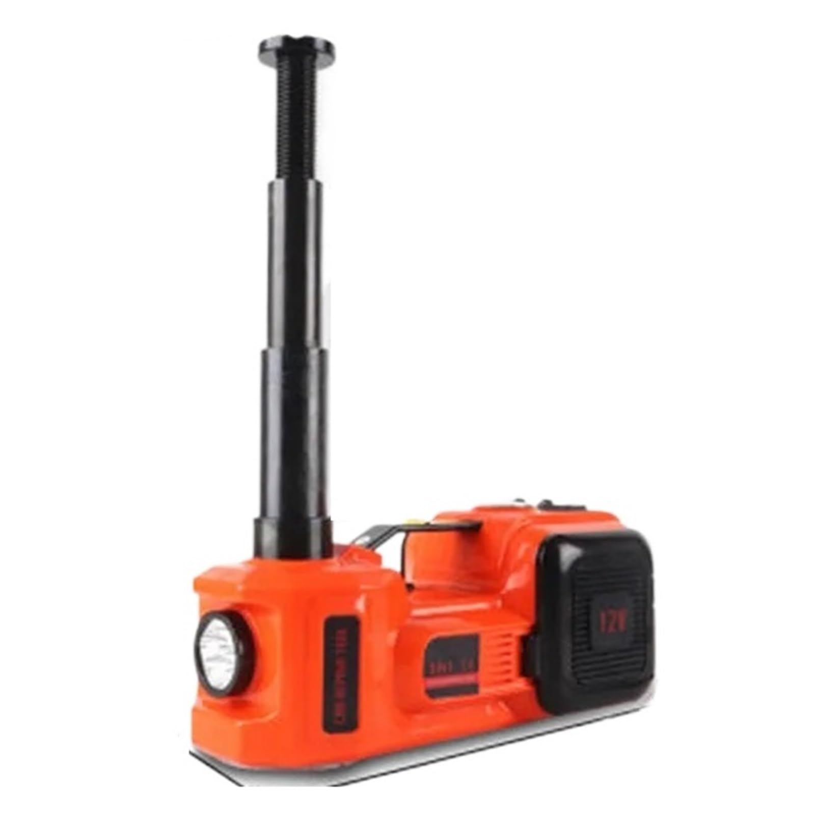 12V 5Ton 45cm Podnośnik Samochodowy Do Opon Elektryczny Hydrauliczny Podnoszenie Inflator Latarka Bezpieczny Młotek 3 W 1 Szybkie łatwe Podnoszenie(Jack and wrench)