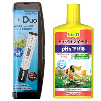 水槽用品 Marfied ECOph Duo マーフィード エコペーハー DUO 熱帯魚飼育等の水質検査に pH計