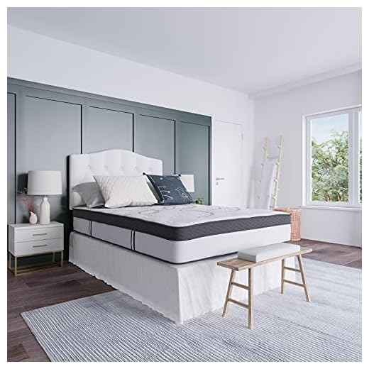 EMMA + OLIVER 12 Inch Pocket Spring Mattress, Full Mattress in a Box - Premium Mattress