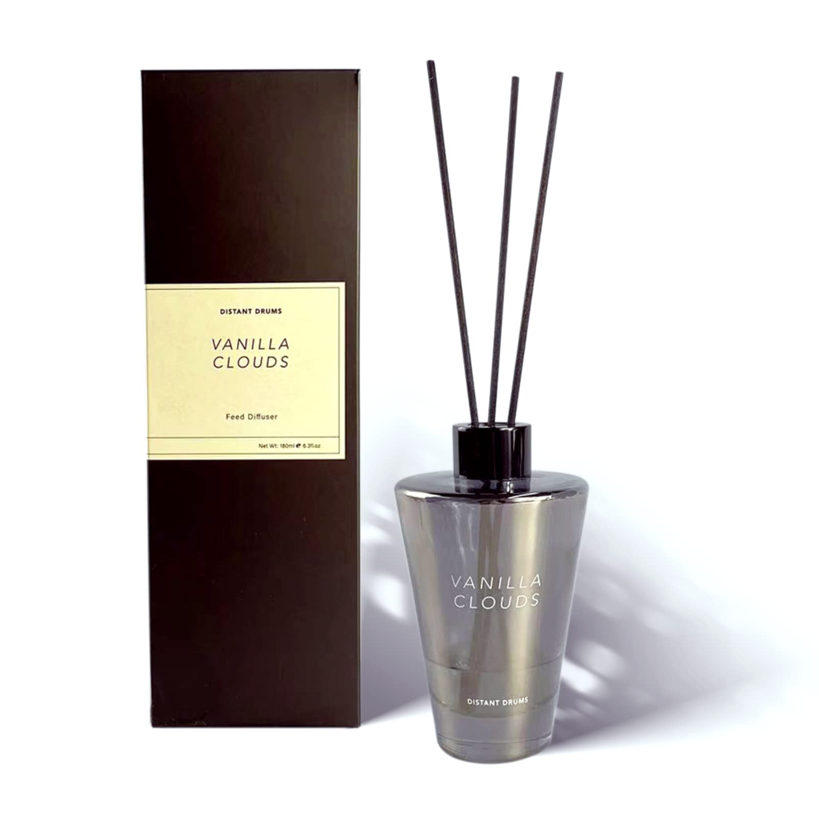 Premium Vanilla Cashmare Scented Reed Diffusers Set| Scent Including Vanilla,Bergamot,Sandal, Musk| Oil Diffuser for Bedroom Bathroom Home Decor Home Fragrance
