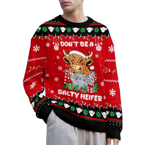 Image of 99TIMORO Funny Ugly Christmas Sweater for Men and Women