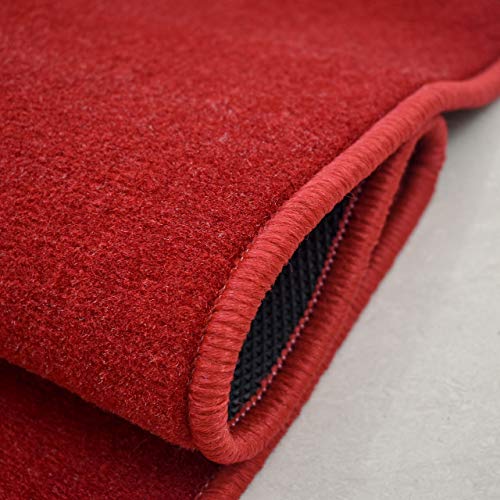 Anlik Dart Mat with Throw/Toe Lines,300 x 66cm (Red)