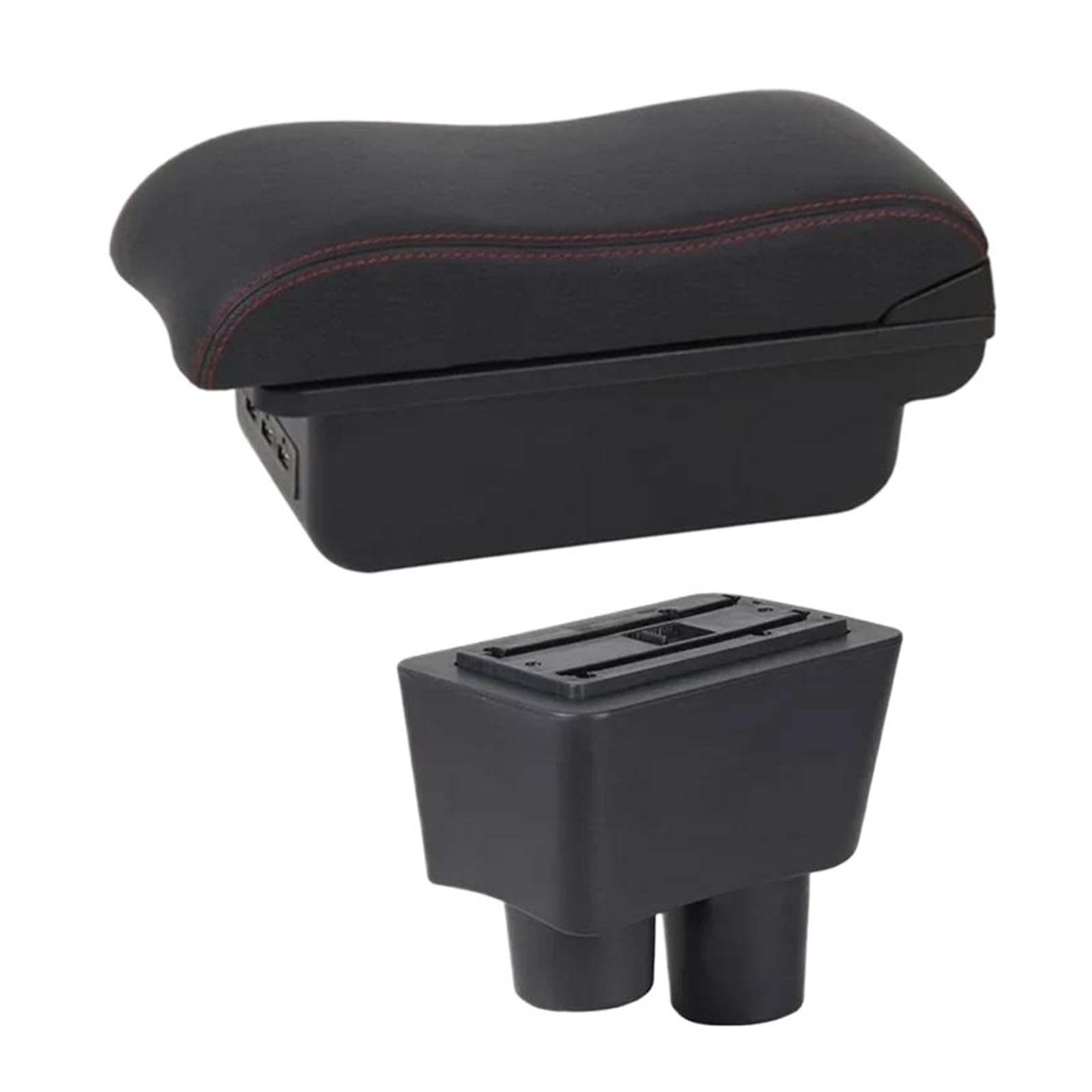 Otbehuwj C2 Red Line For Nissan For Almera For Versa Car Armrest Box Interior Retrofit Storage Box