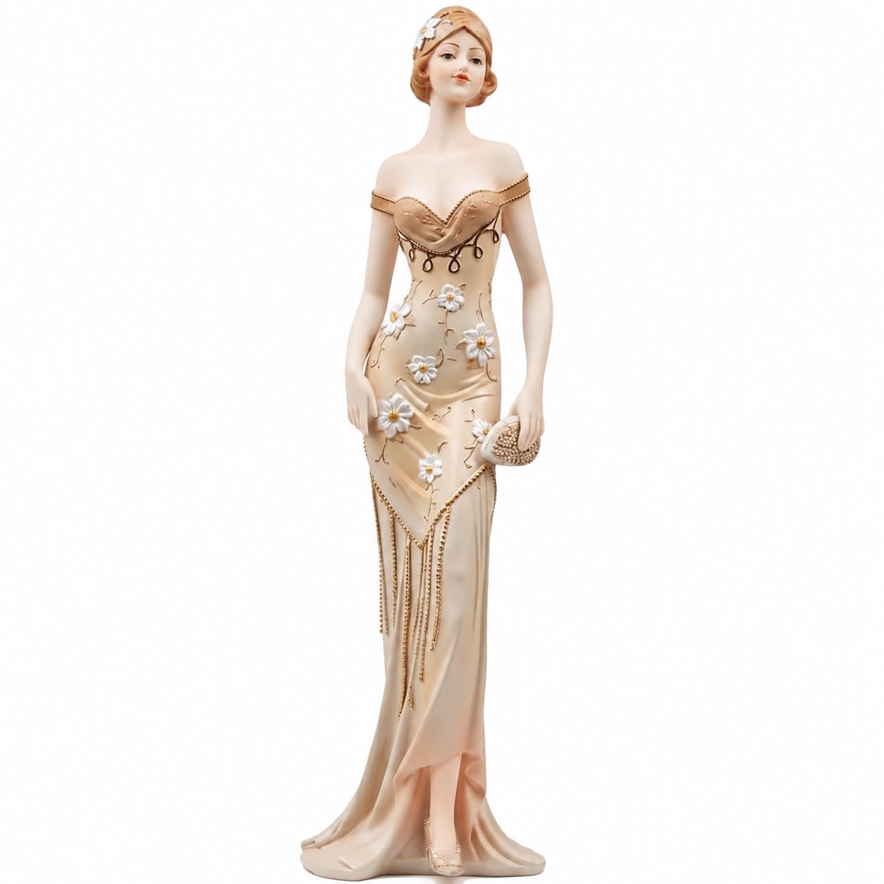 Amazon.com: Comfy Hour Art Deco Lady Figurine, Elegant Woman