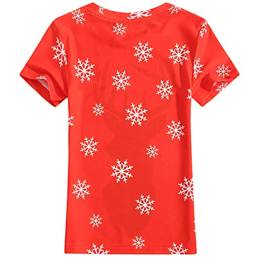 SSLR-Youth-Big-Girls-Ugly-Christmas-Shirts-Funny Tee Shirts Crew Neck Lightweight Causal2