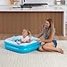 Inflatable Baby Pool for Toddlers 1-3, Handles, Soft Floor & Drain, 34
