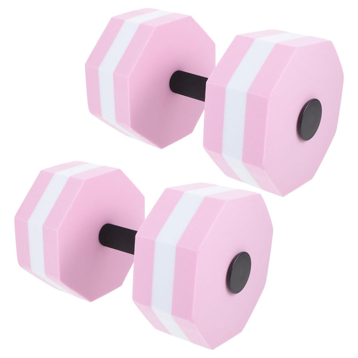 Mancuernas Acuáticas 2 Piezas Eva Rosa para Piscina y Ejercicio