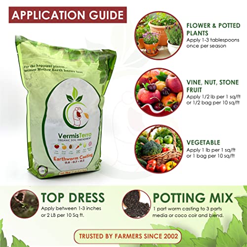 VermisTerra vermicompost orgánico 5 lb polvo miniatura 4