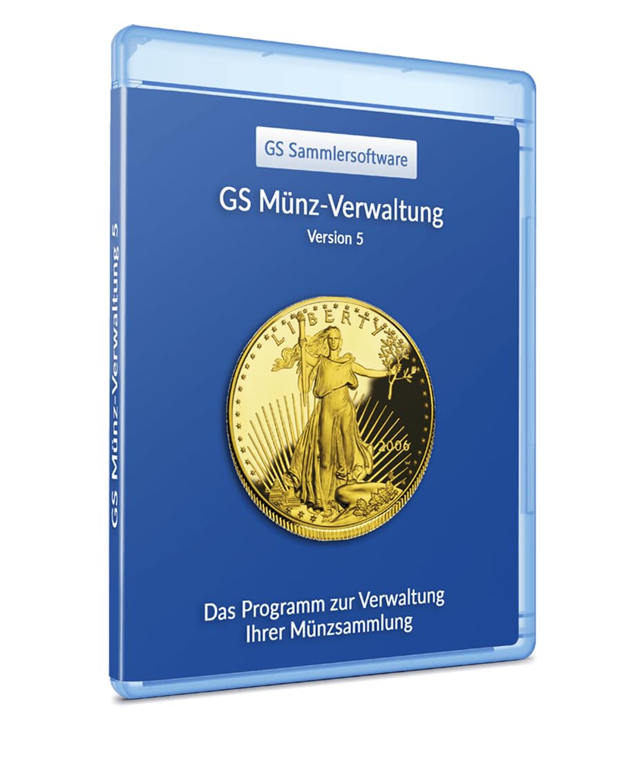 GS Münz-Verwaltung 5 - Software zur Verwaltung von Münzen - Datenbank Programm zur Münzverwaltung