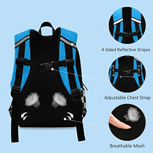Monster Truck Backpack for Boys, Preschool Kids Bag with Safety Leash & Reflective Strips, Cute Toddler Backpack Ages 2–64