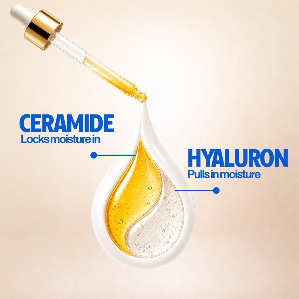 Vaseline Deep Moisture Body Lotion with Ceramide Hyaluron Moisture Fillers | 10X More for Cushion Soft Glowing Skin | For Dry | Lightweight Non-Sticky Formula | 200ml 3