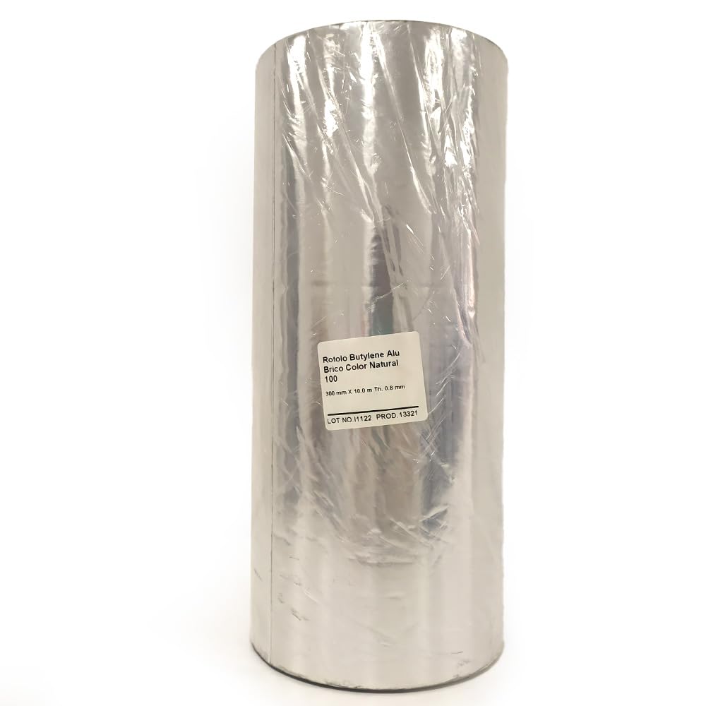 Cinta Impermeabilizante Selladora Butilo Aluminio 10m x 30cm | Sella juntas, grietas y uniones evitando filtraciones en tejados, cubiertas, canalones, chimeneas y claraboyas.