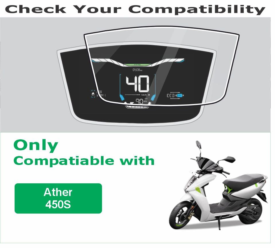 Image of OHAYO Screen Guard (Ather 450S EV 7 inch Flecible TPU)