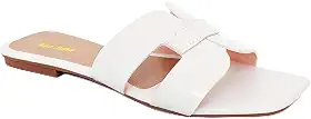 Rasteirinha Feminina, Material Sintético, Tiras Largas, Decorada com Strass, Casual, Conforto e Estilo, Uso Diário, Adulto